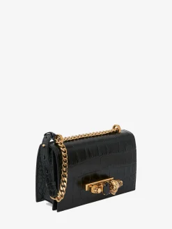Best Sale Alexander McQueen Women's Jewelled Satchel in Black