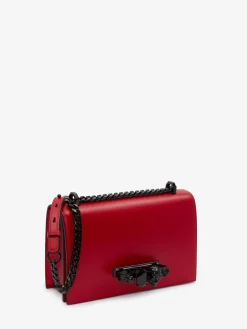 Best Alexander McQueen Women's Jewelled Satchel in Red
