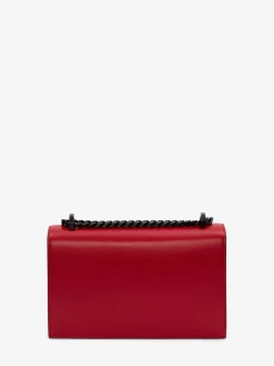 Best Alexander McQueen Women's Jewelled Satchel in Red