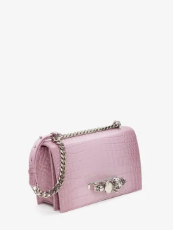 Hot Alexander McQueen Women's Jewelled Satchel in Antique Pink