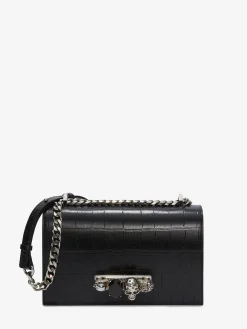 Hot Alexander McQueen Women's Jewelled Satchel in Black