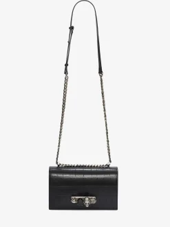 Hot Alexander McQueen Women's Jewelled Satchel in Black