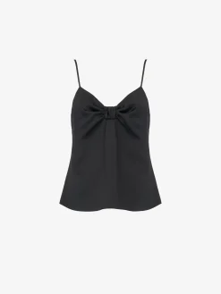 Store Alexander McQueen Women's Knot Evening Camisole in Black
