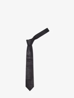 Online Alexander McQueen Women's Leather Tie in Black