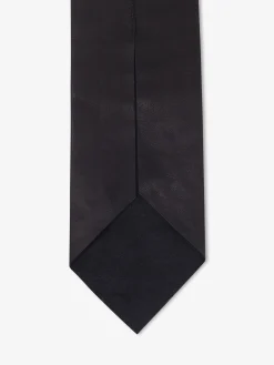 Online Alexander McQueen Women's Leather Tie in Black