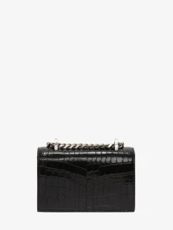 Best Alexander McQueen Women's Mini Jewelled Satchel in Black