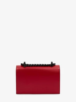 Cheap Alexander McQueen Women's Mini Jewelled Satchel in Welsh Red