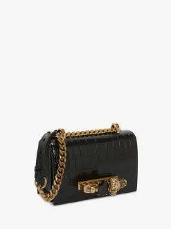 Hot Alexander McQueen Women's Mini Jewelled Satchel in Black