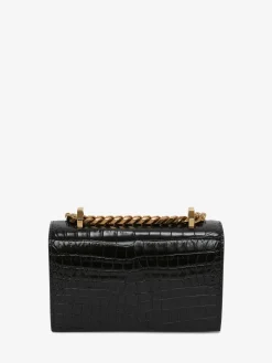 Hot Alexander McQueen Women's Mini Jewelled Satchel in Black