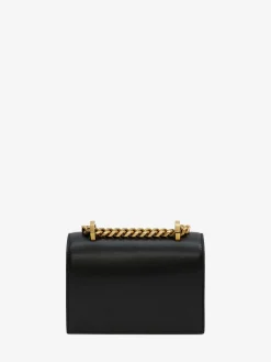 Clearance Alexander McQueen Women's Mini Jewelled Satchel in Black