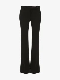 Flash Sale Alexander McQueen Women's Narrow Bootcut Trousers in Black