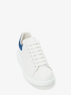 Flash Sale Alexander McQueen Women's Oversized Sneaker in White/Paris Blue