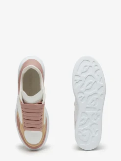 Fashion Alexander McQueen Women's Oversized Sneaker in White/Vanilla/Cement