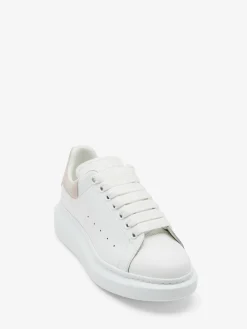Best Sale Alexander McQueen Women's Oversized Sneaker in White/Patchouli