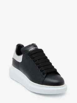 Cheap Alexander McQueen Women's Oversized Sneaker in Black/Silver