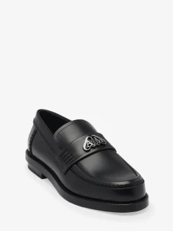 Clearance Alexander McQueen Women's Seal Loafer in Black/Silver