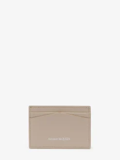 Best Alexander McQueen Women's Skull Card Holder in Camel
