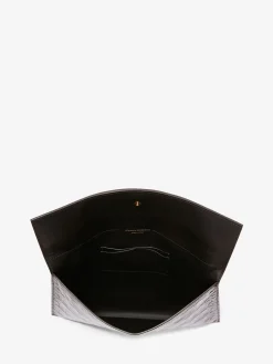 Shop Alexander McQueen Women's Skull Clutch in Black