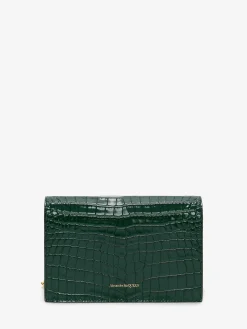 Sale Alexander McQueen Women's Small Skull Bag in Emerald