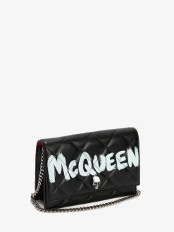 Fashion Alexander McQueen Women's Small Skull Bag in Black/Ivory