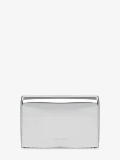 Shop Alexander McQueen Women's Small Skull Bag in Silver