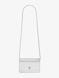 Shop Alexander McQueen Women's Small Skull Bag in Silver