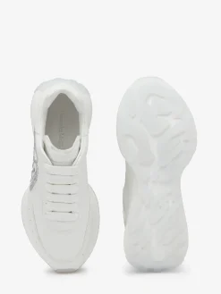 Fashion Alexander McQueen Women's Sprint Runner in White/Silver