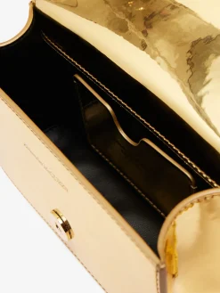 Best Alexander McQueen Women's The Biker Mini Jewelled Satchel in Gold