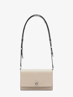 Fashion Alexander McQueen Women's The Biker Small Skull Bag in Camel