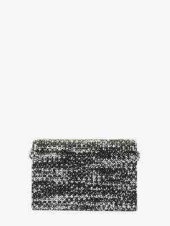 Online Alexander McQueen Women's The Biker Small Skull Bag in Black/White