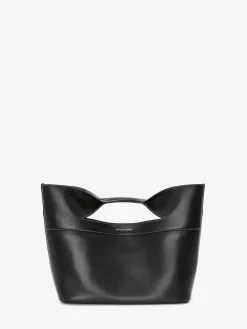 New Alexander McQueen Women's The Bow Small in BLACK