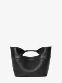 New Alexander McQueen Women's The Bow Small in BLACK