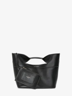 New Alexander McQueen Women's The Bow Small in BLACK