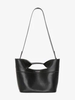 New Alexander McQueen Women's The Bow Small in BLACK