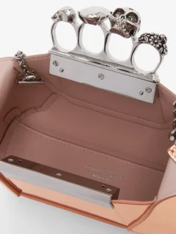 Cheap Alexander McQueen Women's The Jewelled Hobo Mini Bag in Copper