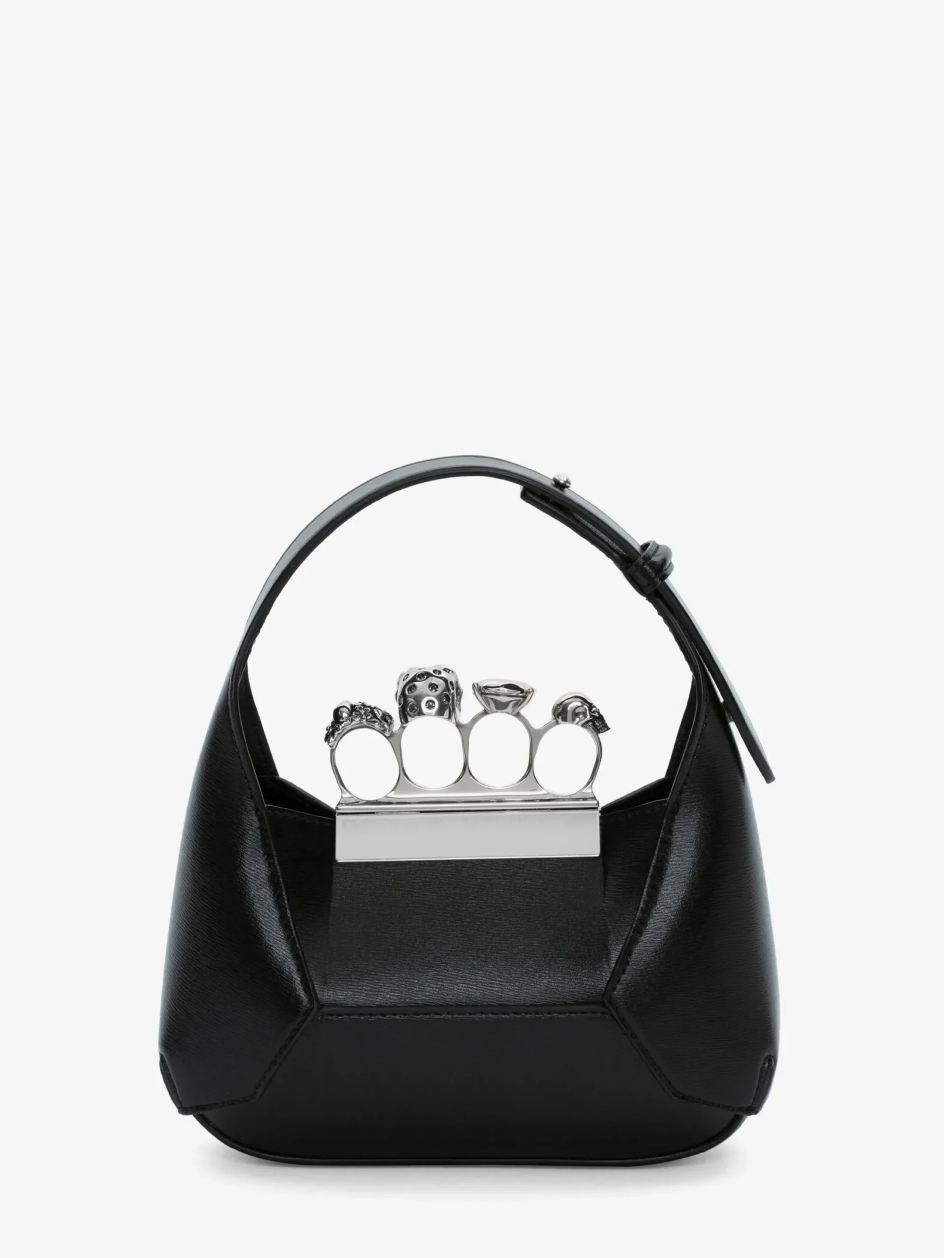 Best Sale Alexander McQueen Women's The Jewelled Hobo Mini Bag in Black