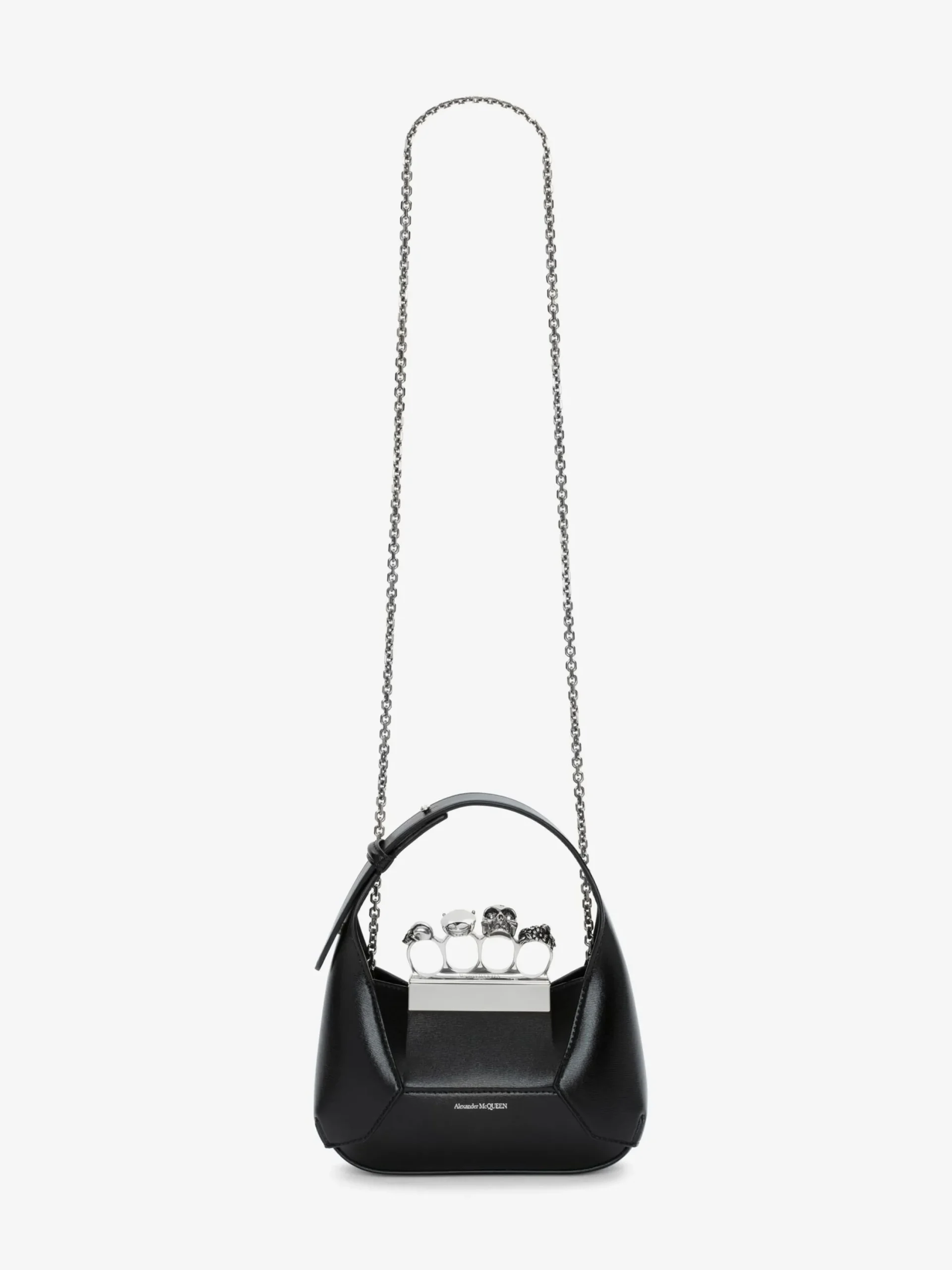 Best Sale Alexander McQueen Women's The Jewelled Hobo Mini Bag in Black