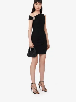 Best Alexander McQueen Women's The Jewelled Hobo Mini Bag in Black