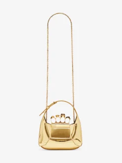 Flash Sale Alexander McQueen Women's The Jewelled Hobo Mini Bag in Gold