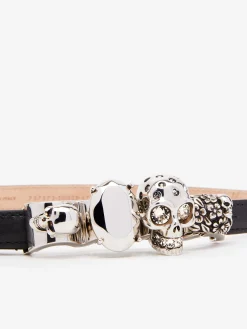 Flash Sale Alexander McQueen Women's The Knuckle Belt in Black