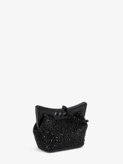Cheap Alexander McQueen Women's The Micro Peak Bag in Black