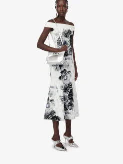 Flash Sale Alexander McQueen Women's The Peak Bag Mini in Silver