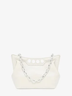 Sale Alexander McQueen Women's The Peak Bag Small in Soft Ivory