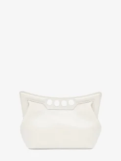 Sale Alexander McQueen Women's The Peak Bag Small in Soft Ivory