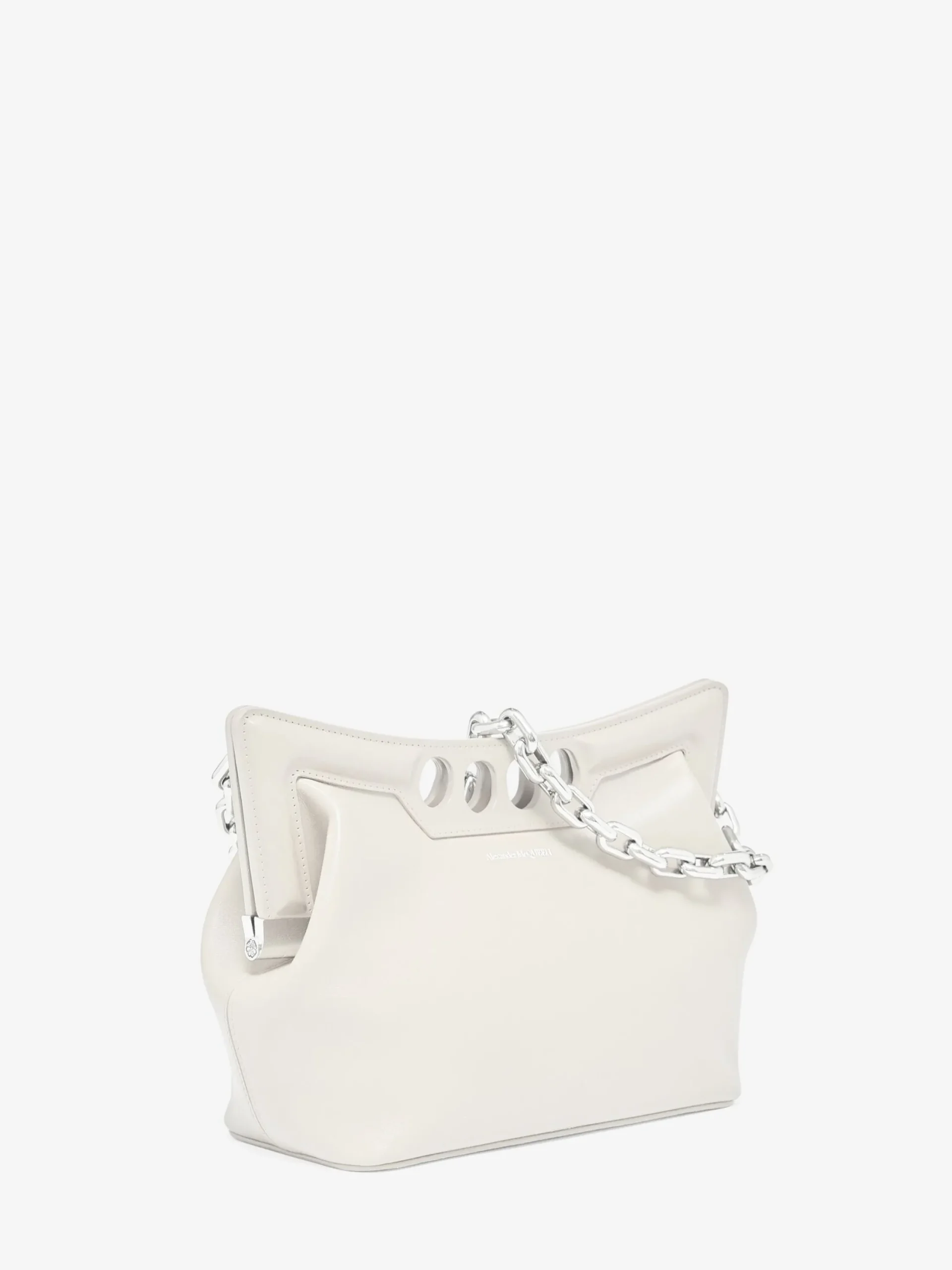 Sale Alexander McQueen Women's The Peak Bag Small in Soft Ivory