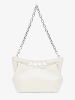 Sale Alexander McQueen Women's The Peak Bag Small in Soft Ivory