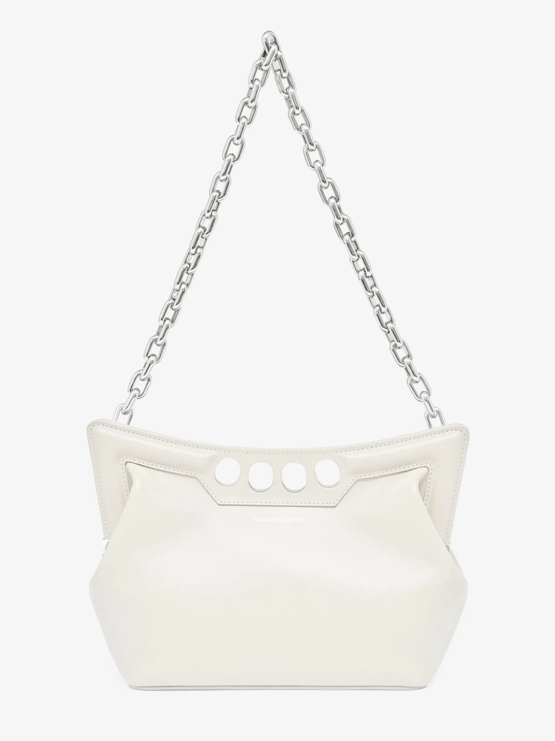 Sale Alexander McQueen Women's The Peak Bag Small in Soft Ivory