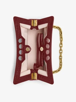 Hot Alexander McQueen Women's The Peak Bag Small in Dark Red