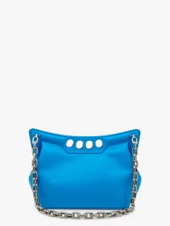 Sale Alexander McQueen Women's The Peak Bag Small in Lapis Blue