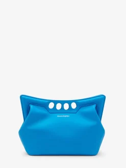 Sale Alexander McQueen Women's The Peak Bag Small in Lapis Blue